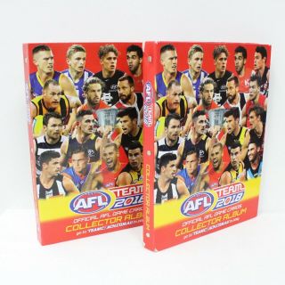 2 Afl Team 2018 Official Game Cards Collector Album With Cards 454