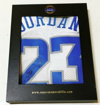 North Carolina No.  23 Michael Jordan Autographed Jersey,  Chicago Bulls