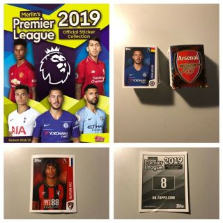Merlin/topps 2019 Stickers.  Complete Your Album,  5,  10,  20,  25,  30,  40,  50 Available
