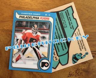 Custom Carter Hart Rookie 79 - 80 Opc Style Card Only 79 Made Rc