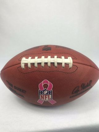 Game Ball Marked 5/5 Game Wilson Nfl Bca Breast Cancer Game Football Pink K Ball