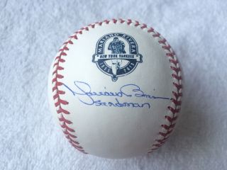 Mariano Rivera Signed Ny Yankees Retirement Logo Baseball Psa/dna