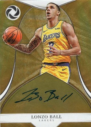 2018/19 Opulence Lonzo Ball Auto Autograph D 32/79.  La Lakers