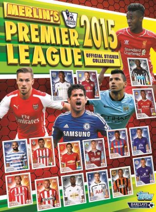 3 - 61 2014/2015 Topps Merlin Premier League Official Collectors Stickers Arsenal