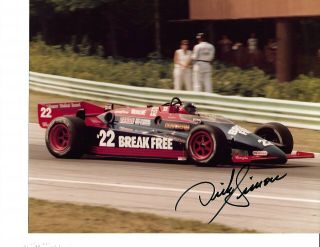 Autographed Dick Simon Cart Indy Car Racing Indy 500 Photograph