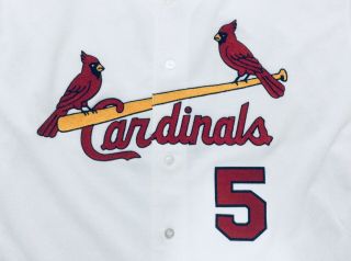 St.  Louis Cardinals Albert Pujols Auto’d Signed 2006 World Series Jersey MLB 5