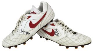 49ers Jerry Rice Authentic Signed Game Nike Cleats Psa/dna Loa