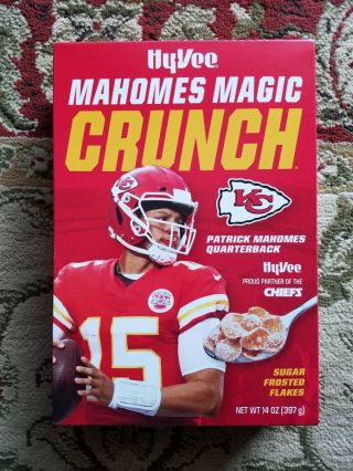 Limited Edition Mahomes Magic Crunch Patrick Mahomes Cereal