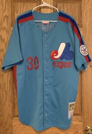 Tim Raines Authentic 1982 Montreal Expos Mitchell & Ness Jersey Size 52 2xl