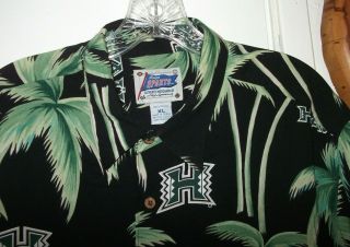 Reyn Spooner Sports Hawaii Uh Rainbow Warriors Aloha Hawaiian Shirt Ncaa Mens Xl