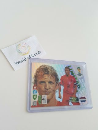 Panini Adrenalyn Xl World Cup 2014 Limited Edition Dirk Kuyt Very Rare