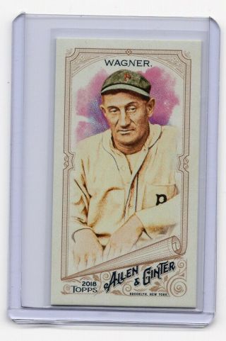 Honues Wagner 2018 Topps Allen & Ginter Ssp Sp Mini Card From Rip Card 398 Ext