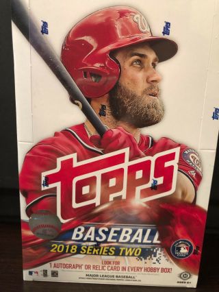 2018 Topps Baseball Series 2 Hobby Box - Factory