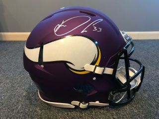 Dalvin Cook Autographed Signed Full Size Speed Helmet Minnesota Vikings