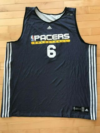 Indiana Pacers Practice Reversible Jersey Adidas Team Issue Xxl Lance Stephenson