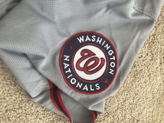 MLB Authenticated Washington Nationals Post Season Game Worn Jersey 3