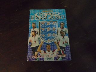 Merlin England 1998 Sticker Football Album - Almost Completed