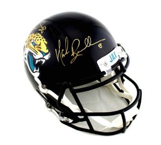 Brunell,  Taylor and McCardell Signed Jacksonville Jaguars Full Size Speed Helmet 3