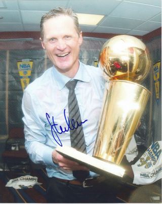Steve Kerr Autographed Signed 8x10 Photo Golden State Warriors Chicago Bulls