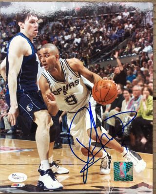 Tony Parker San Antonio Spurs Signed/autograph 8x10 Photo Jsa
