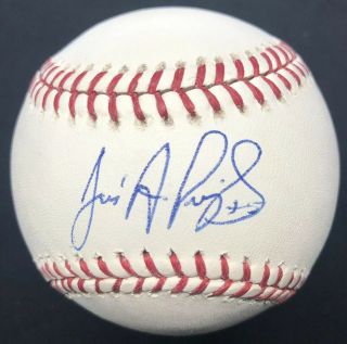 Jose Alberto Albert Pujols Full Name Signed Baseball Mlb Holo Hologram