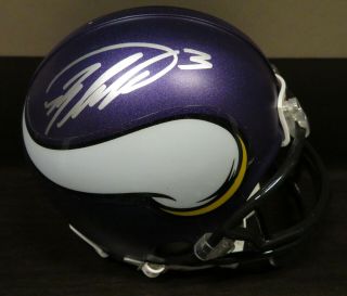 Signed Vikings Blair Walsh Mini Helmet
