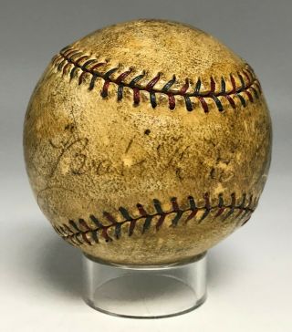 Babe Ruth Ty Cobb Lou Gehrig & Tris Speaker Multi Signed Baseball Psa/dna Loa