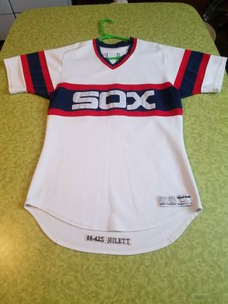1986 Chicago White Sox Tim Hulett Game Worn Jersey Home Orioles