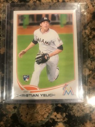 2013 Topps Update Christian Yelich Rc Us290 Nm -