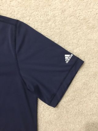 Adidas Vintage Men ' s Atlanta Hawks NBA Basketball Polo Rugby Shirt,  Size L 3