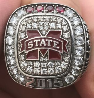 2015 Mississippi Bulldogs Tennessee Titans Champions Championship Bowl Ring