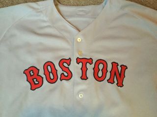 Boston Red Sox Game worn/used away jersey 10 McCARTY 3