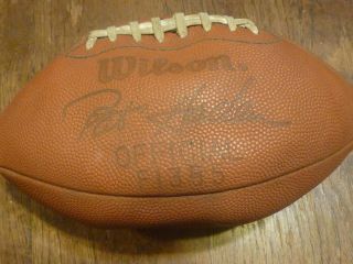 Vintage Wilson Football Ball Pat Haden St.  Louis Rams Cowhide F1355 Nfl