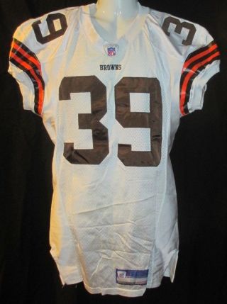 Cleveland Browns Michael Lehan Game Used/worn Jersey 2004 Mn Gophers Alum