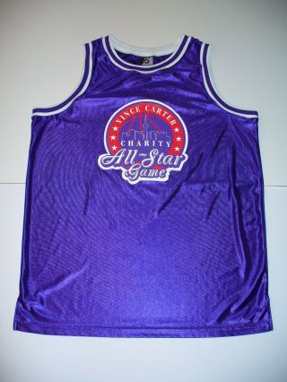 Michael Finley Game Issued Authentic 2001 Vince Carter Charity Game Jersey 4
