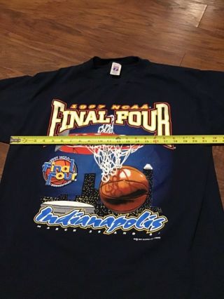 1997 NCAA Final Four Logo 7 Shirt Vintage Adult XL 3