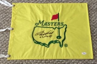 Sam Snead Signed Undated Master Flag With The Years Jsa Certified