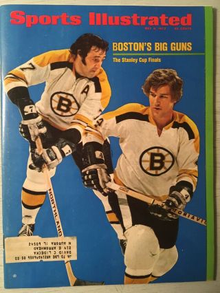 1972 Bobby Orr Phil Esposito Boston Bruins Sports Illustrated
