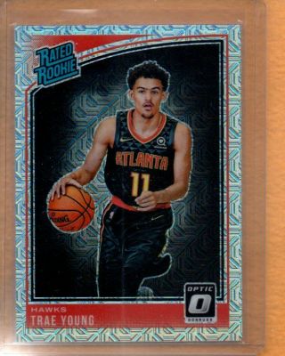 Trae Young 2018 - 19 Optic Rated Rookies Rc Choice Mojo Prizm 198