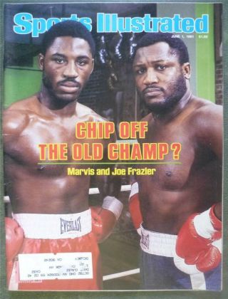 Sports Illustrated Marvis Joe Frazier Chip Off The Old Champ Boxing June 1 1981