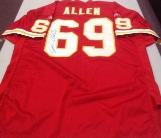 Jared Allen Autographed Signed Chiefs 2008 GAME ISSUE JERSEY PSA DNA 4