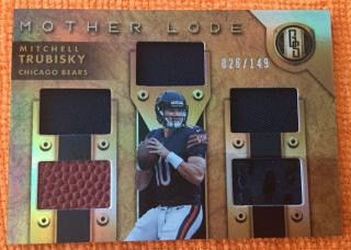 2019 Panini Gold Standard Mitchell Trubisky Mother Lode /149