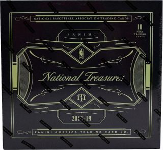 2018/19 PANINI NATIONAL TREASURES BASKETBALL HOBBY 4 - BOX CASE 3