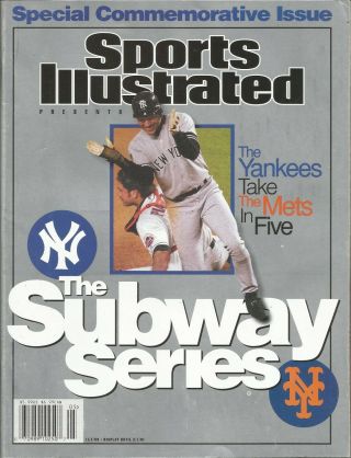 York Yankees Mets Subway Series 2000 Sports Illustrated Commemorative Jeter