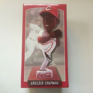 Cincinnati Reds Aroldis Chapman Bobblehead 2014 - Coca - Cola