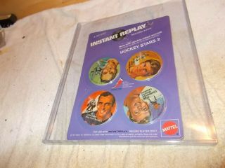 1971 Mattel Instant Replay record 4 - pak Hockey discs/ Hockey Stars 2 4