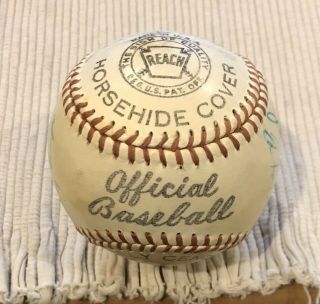 1957 Yankees Team Ball 21 Signatures Mantle Stengel No Clubhouse Jsa 10