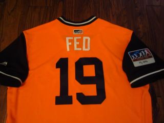 Tim " Fed " Federowicz 2018 Astros Game Issued Players Weekend Jersey Mlb