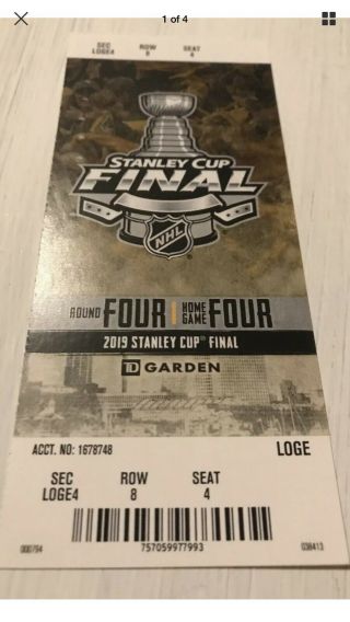 Bruins Vs Blues June 12,  2019 Stanley Cup Final Game 7