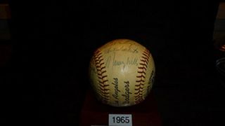 The 1965 Los Angeles Dodgers World Series Champs Team Signed Baseball Jsa